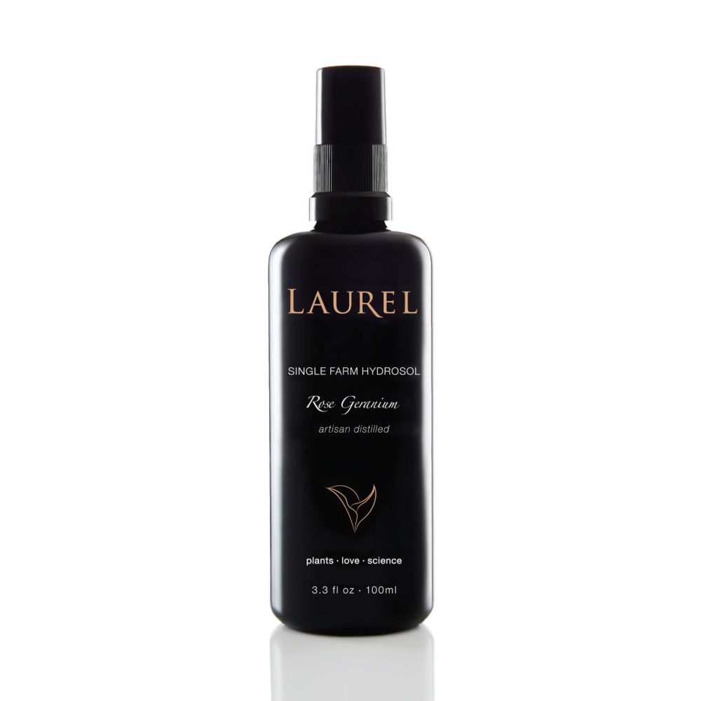 Rose Geranium Hydrosol - biodynamic, hydrating mist for all skin types.